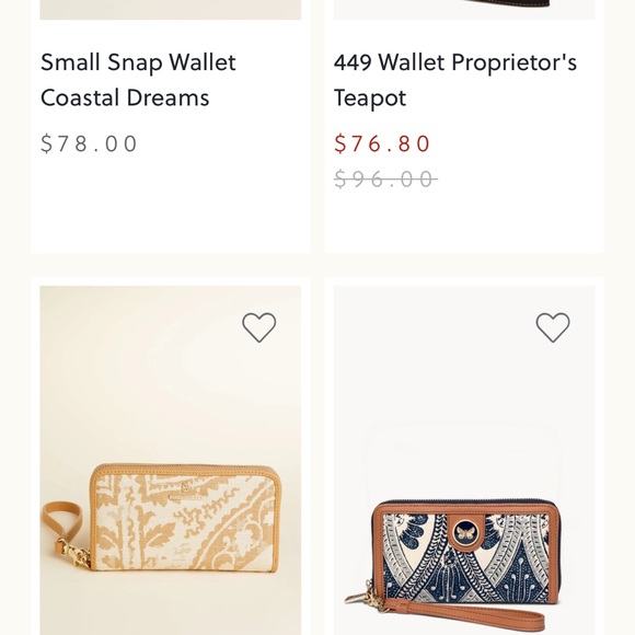 Spartina 449 Coastal Map Zip Wallet - Picture 4 of 5